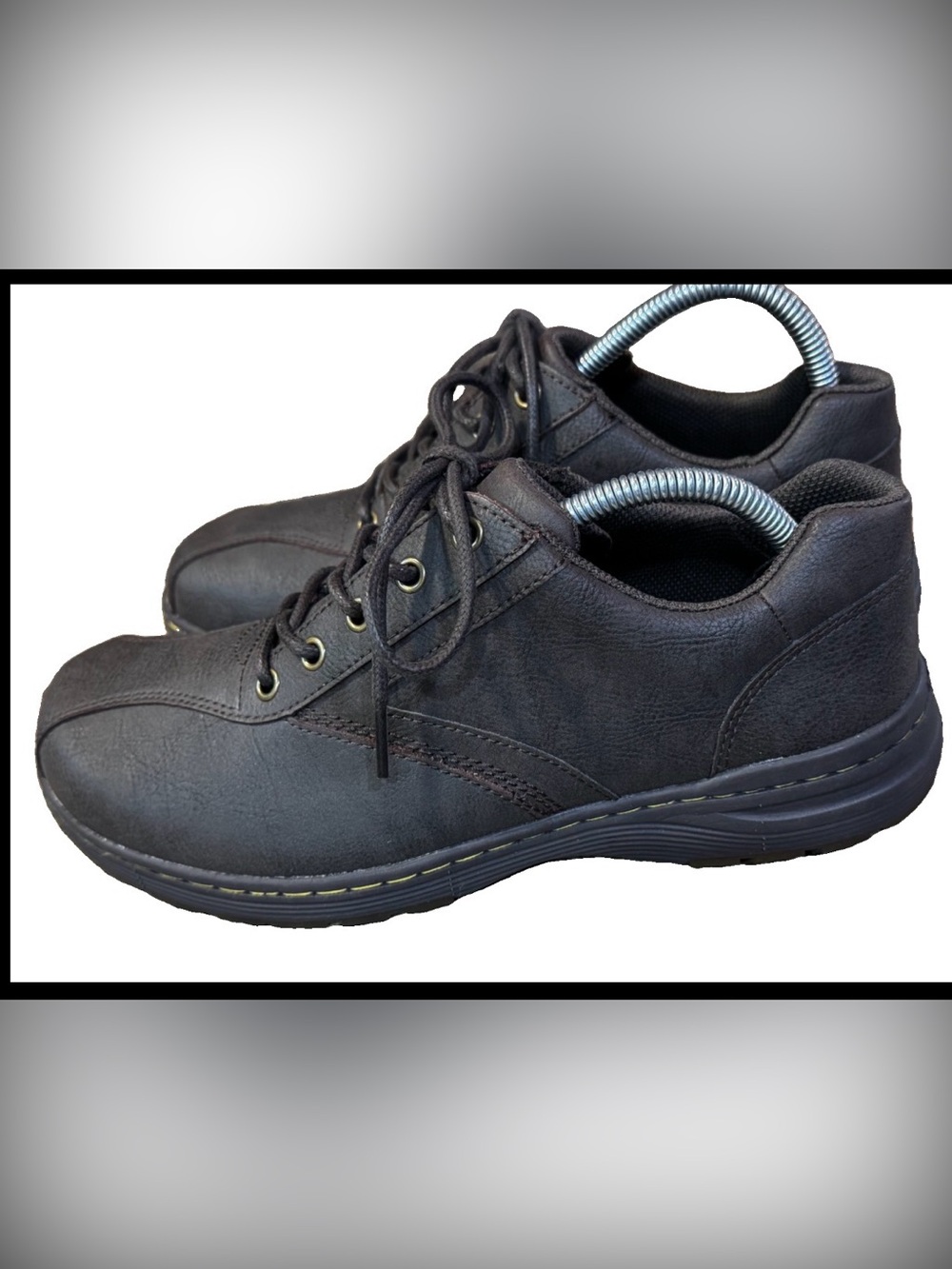 Dr. Martens Brown Greig AirWair Mens 9 Woman’s 10 Low Top Leather Shoes Oxfords